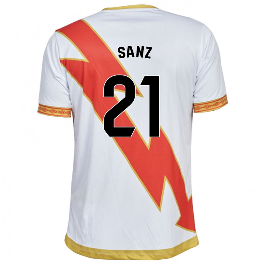 Herren Luismi Sanz #21 Weiß Heimtrikot Trikot 2023/24 T-Shirt Österreich