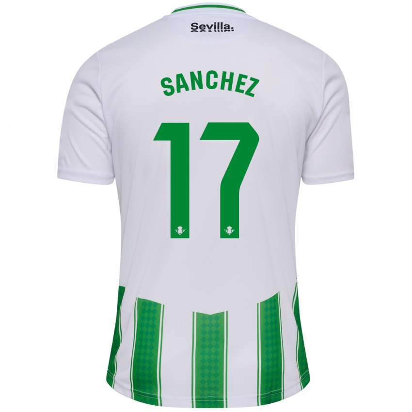 Herren Rodri Sanchez #17 Weiß Heimtrikot Trikot 2023/24 T-Shirt Österreich