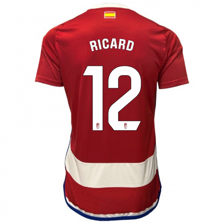 Herren Ricard Sanchez #12 Rot Heimtrikot Trikot 2023/24 T-Shirt Österreich