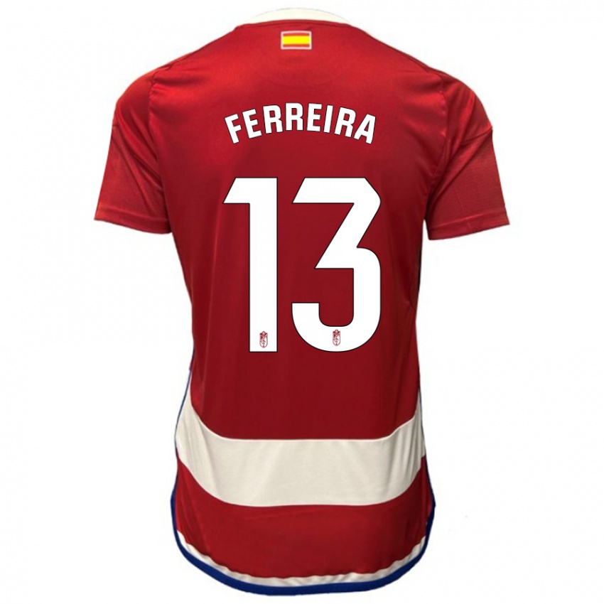 Herren Andre Ferreira #13 Rot Heimtrikot Trikot 2023/24 T-Shirt Österreich