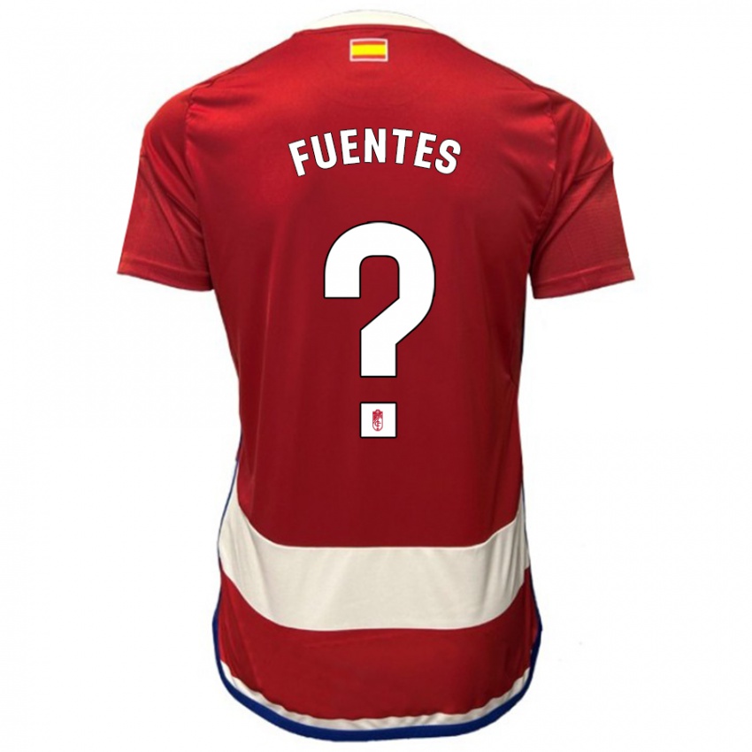 Herren Alejandro Fuentes #0 Rot Heimtrikot Trikot 2023/24 T-Shirt Österreich