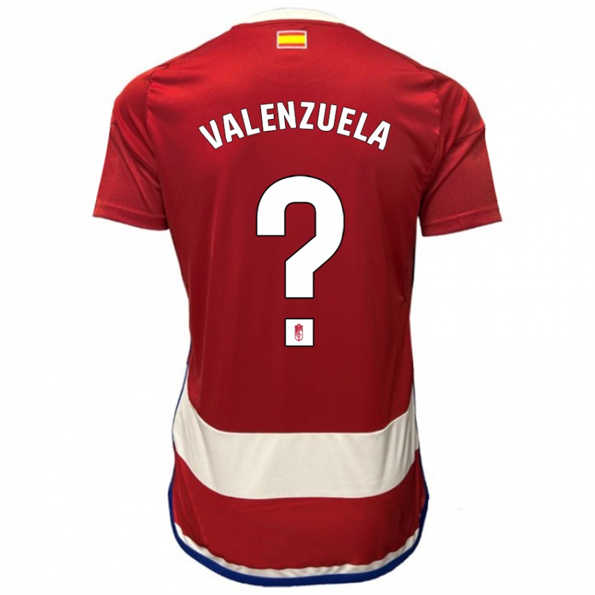 Herren Adrián Valenzuela #0 Rot Heimtrikot Trikot 2023/24 T-Shirt Österreich