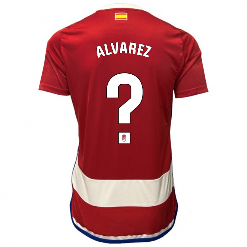 Herren Rubén Álvarez #0 Rot Heimtrikot Trikot 2023/24 T-Shirt Österreich