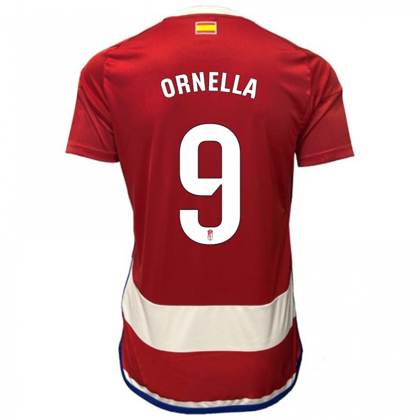 Herren Ornella María Vignola Cabot #9 Rot Heimtrikot Trikot 2023/24 T-Shirt Österreich