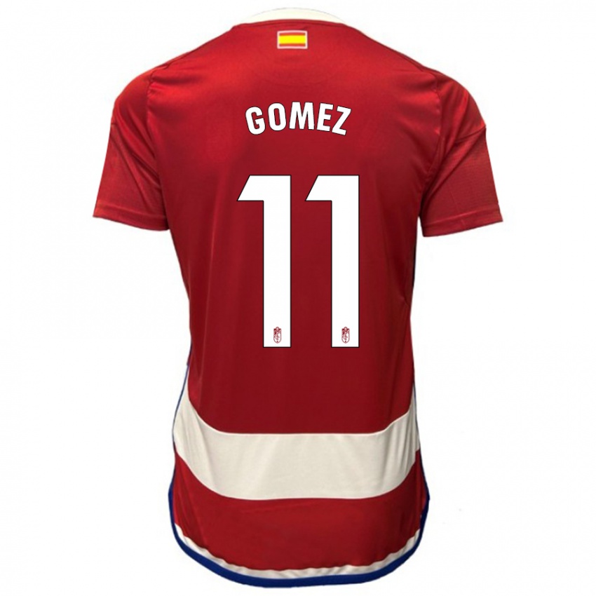 Herren Andrea Gómez #11 Rot Heimtrikot Trikot 2023/24 T-Shirt Österreich