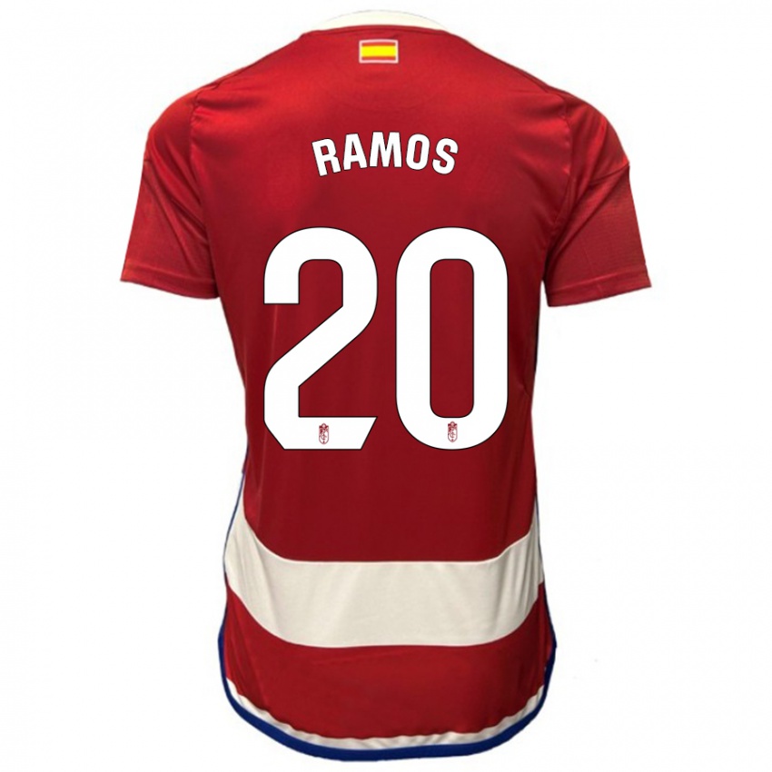 Herren Lucía Ramos #20 Rot Heimtrikot Trikot 2023/24 T-Shirt Österreich