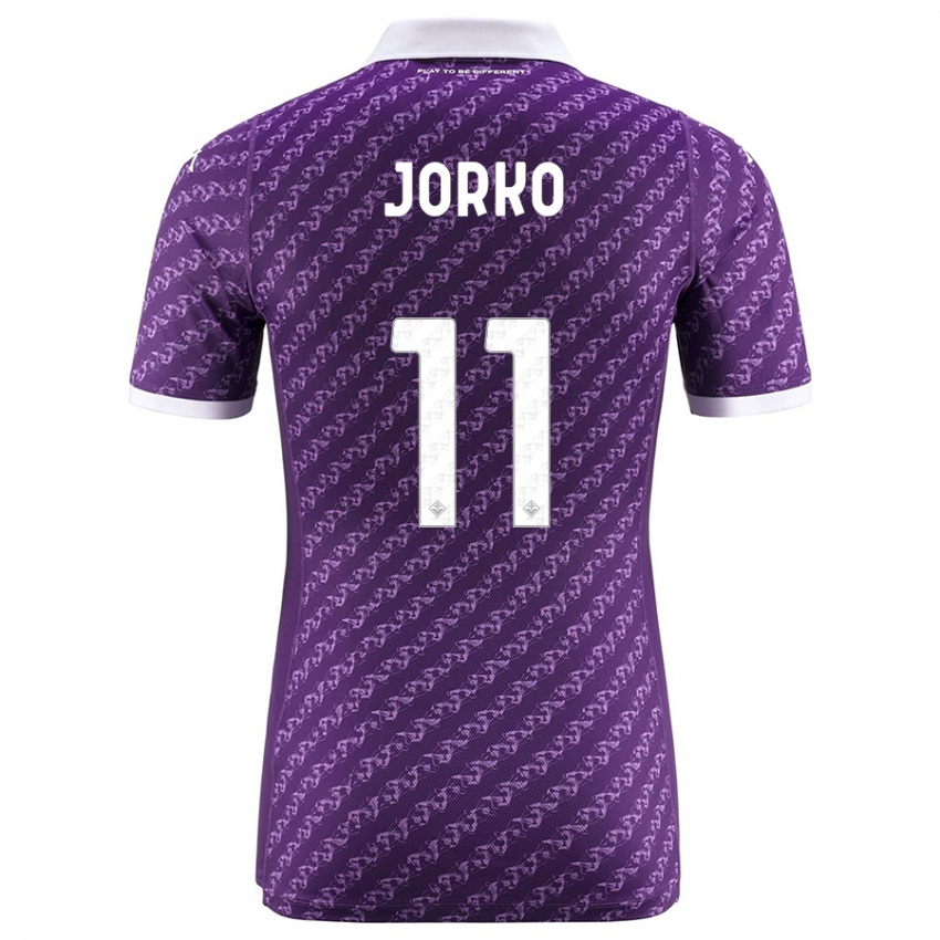 Herren Jonathan Ikone #11 Violett Heimtrikot Trikot 2023/24 T-Shirt Österreich