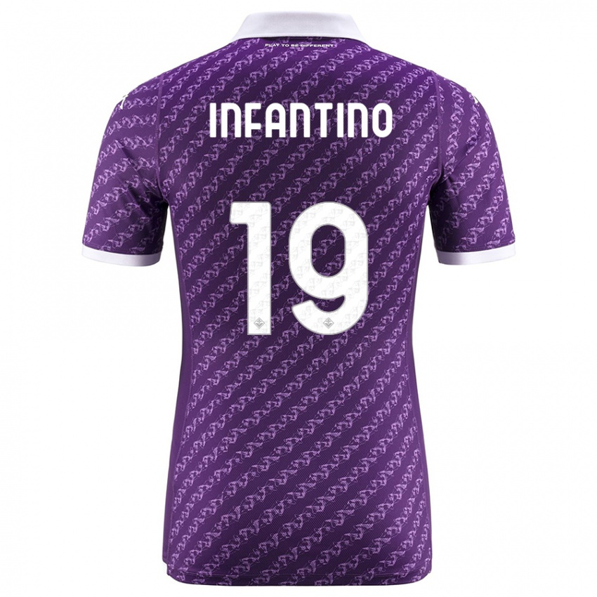 Herren Gino Infantino #19 Violett Heimtrikot Trikot 2023/24 T-Shirt Österreich