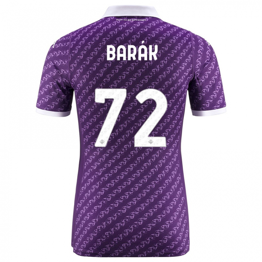 Herren Antonin Barak #72 Violett Heimtrikot Trikot 2023/24 T-Shirt Österreich