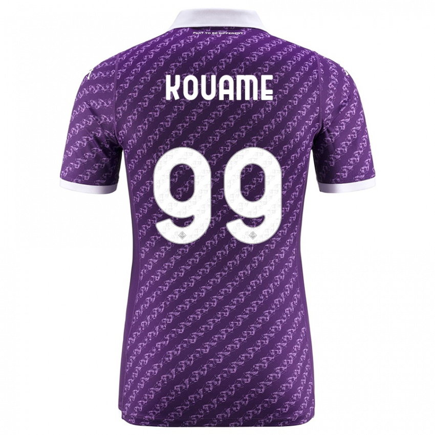 Herren Christian Kouame #99 Violett Heimtrikot Trikot 2023/24 T-Shirt Österreich