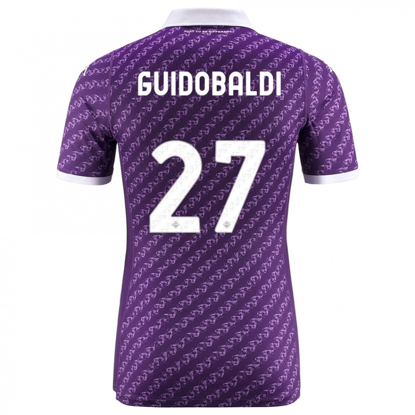 Herren Filippo Guidobaldi #27 Violett Heimtrikot Trikot 2023/24 T-Shirt Österreich