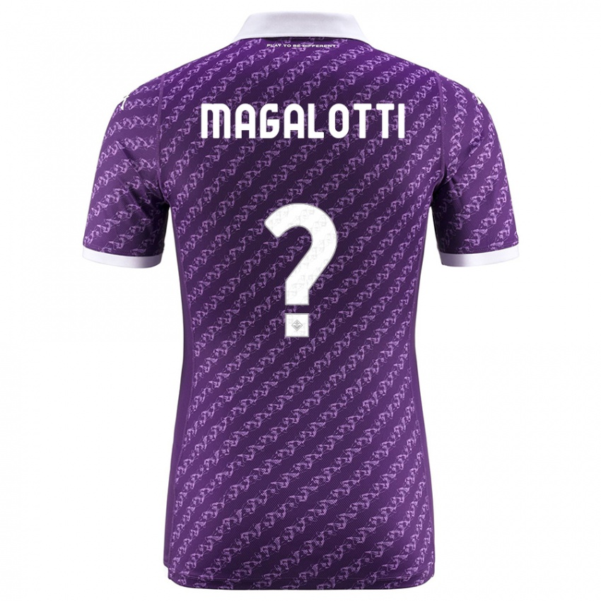 Herren Mattia Magalotti #0 Violett Heimtrikot Trikot 2023/24 T-Shirt Österreich