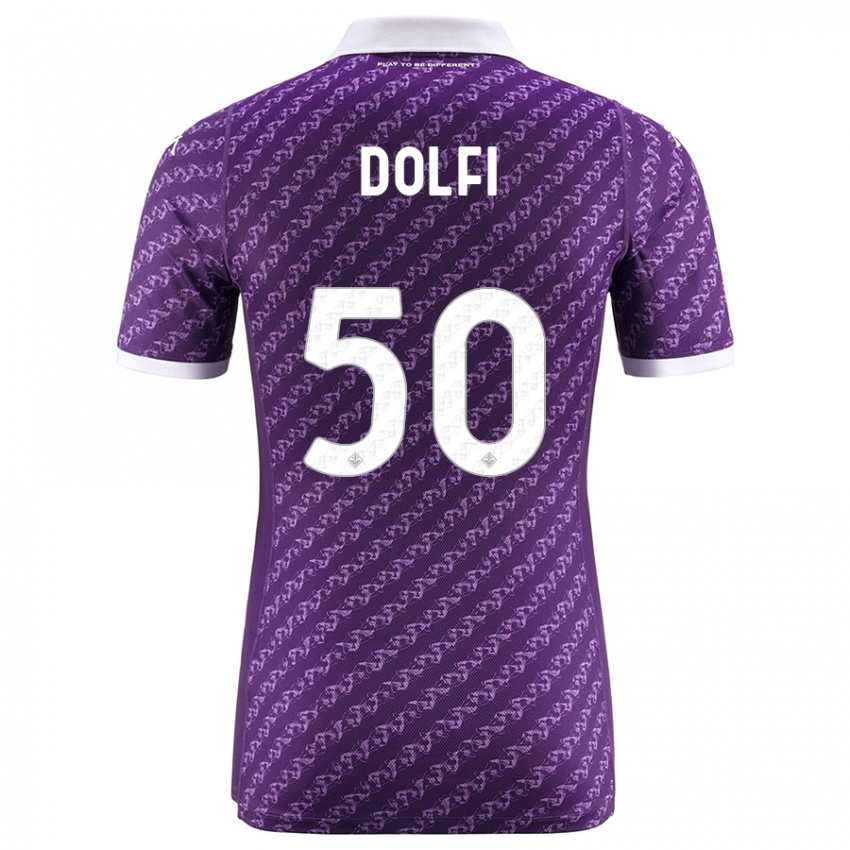 Herren Brando Dolfi #50 Violett Heimtrikot Trikot 2023/24 T-Shirt Österreich