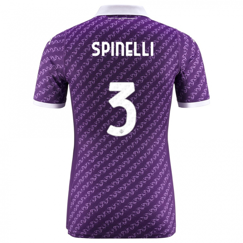 Herren Giorgia Spinelli #3 Violett Heimtrikot Trikot 2023/24 T-Shirt Österreich