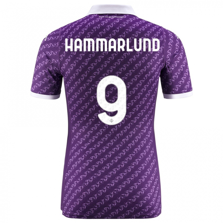 Herren Pauline Hammarlund #9 Violett Heimtrikot Trikot 2023/24 T-Shirt Österreich