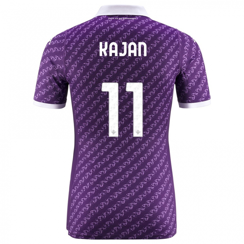 Herren Zsanett Kaján #11 Violett Heimtrikot Trikot 2023/24 T-Shirt Österreich