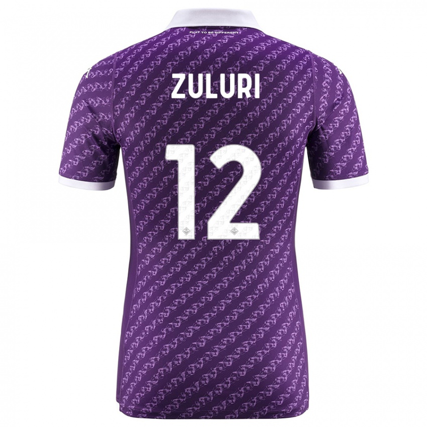 Herren Athena Zuluri #12 Violett Heimtrikot Trikot 2023/24 T-Shirt Österreich