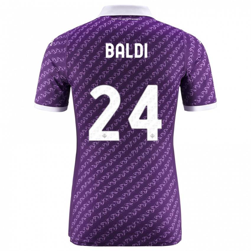 Herren Rachele Baldi #24 Violett Heimtrikot Trikot 2023/24 T-Shirt Österreich