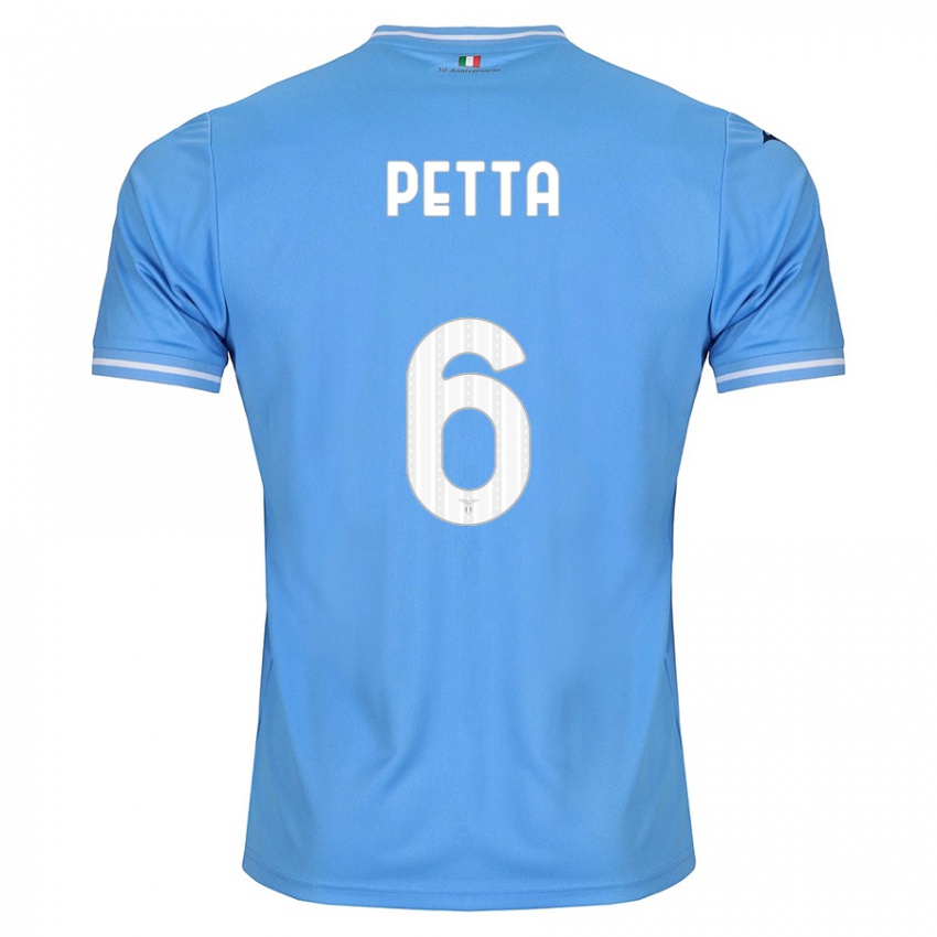 Herren Andrea Petta #6 Blau Heimtrikot Trikot 2023/24 T-Shirt Österreich