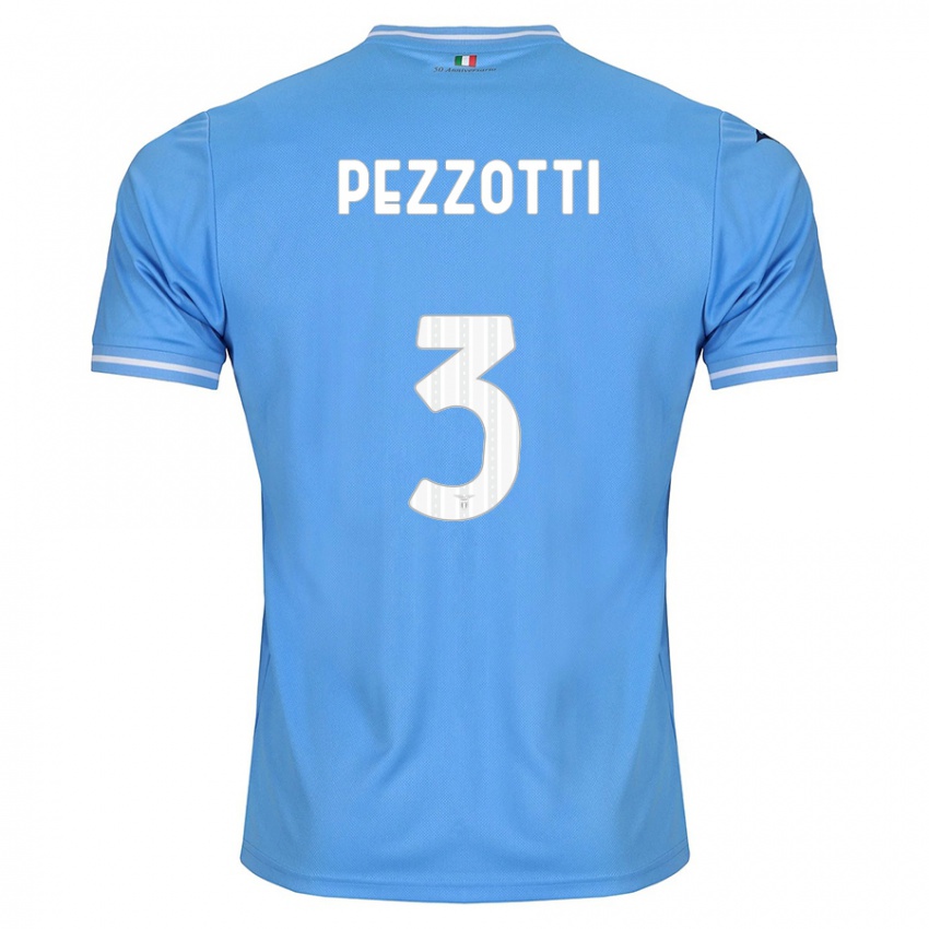 Herren Arianna Pezzotti #3 Blau Heimtrikot Trikot 2023/24 T-Shirt Österreich
