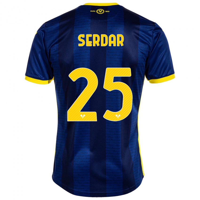 Herren Suat Serdar #25 Marine Heimtrikot Trikot 2023/24 T-Shirt Österreich