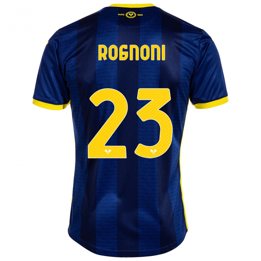 Herren Alessia Rognoni #23 Marine Heimtrikot Trikot 2023/24 T-Shirt Österreich