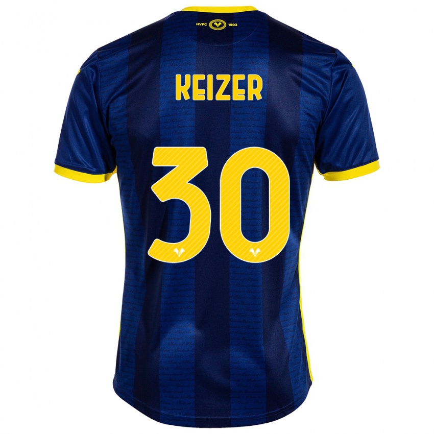 Herren Fanny Keizer #30 Marine Heimtrikot Trikot 2023/24 T-Shirt Österreich