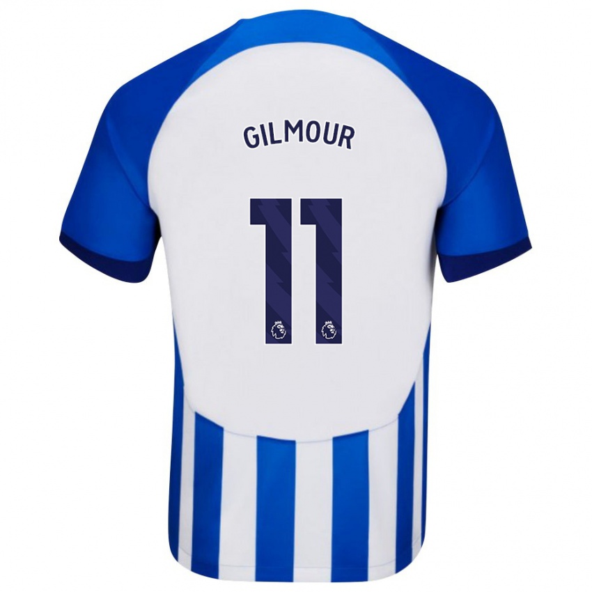 Herren Billy Gilmour #11 Blau Heimtrikot Trikot 2023/24 T-Shirt Österreich