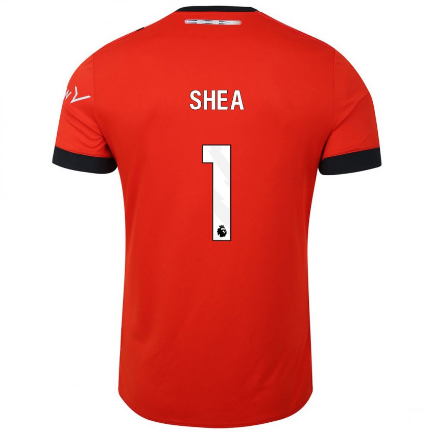 Herren James Shea #1 Rot Heimtrikot Trikot 2023/24 T-Shirt Österreich