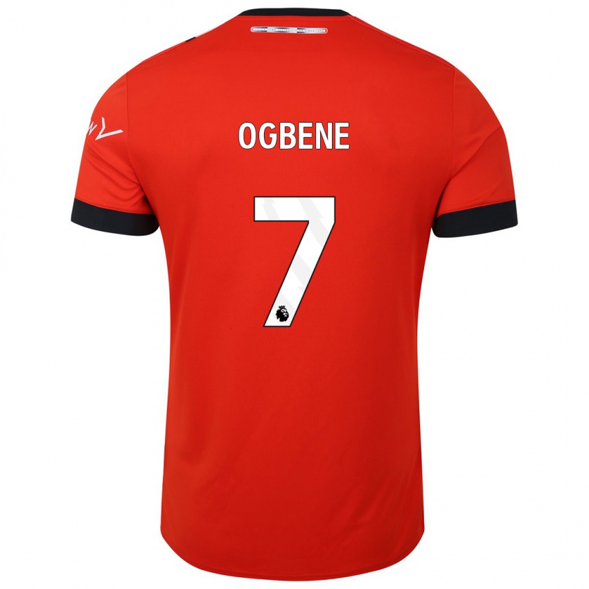Herren Chiedozie Ogbene #7 Rot Heimtrikot Trikot 2023/24 T-Shirt Österreich