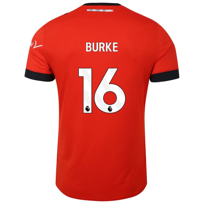 Herren Reece Burke #16 Rot Heimtrikot Trikot 2023/24 T-Shirt Österreich