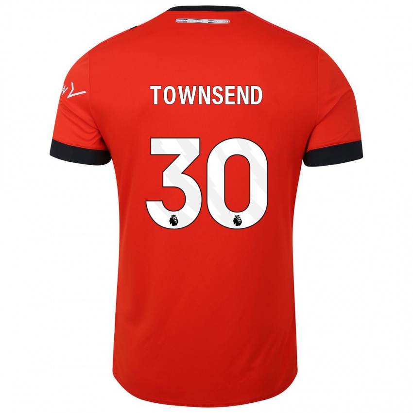 Herren Andros Townsend #30 Rot Heimtrikot Trikot 2023/24 T-Shirt Österreich