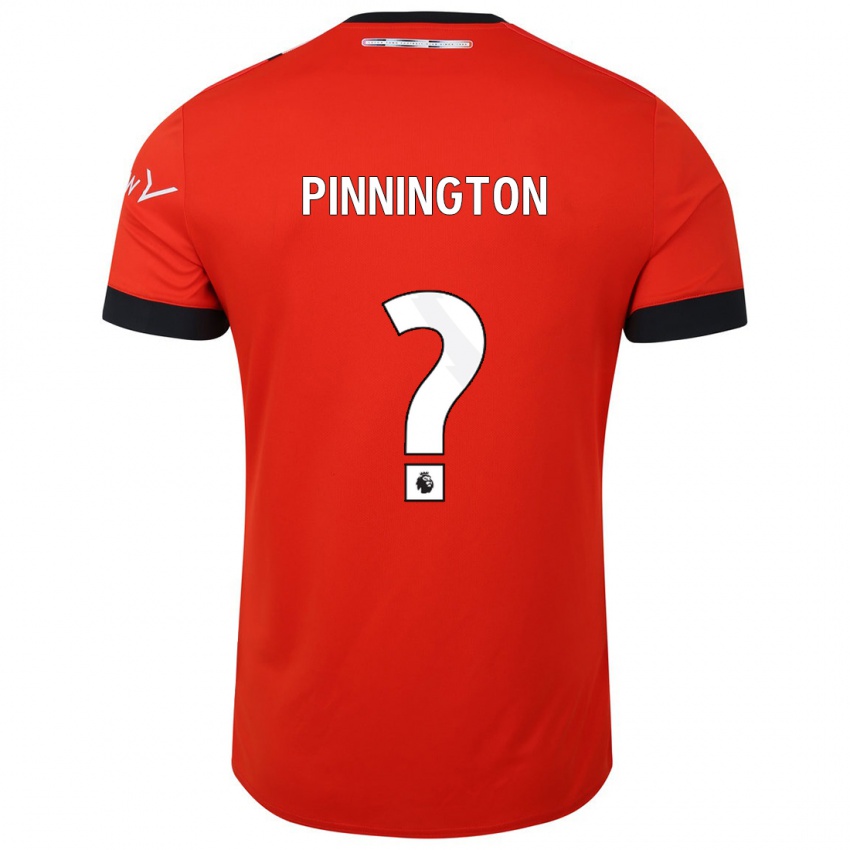 Herren Jacob Pinnington #0 Rot Heimtrikot Trikot 2023/24 T-Shirt Österreich