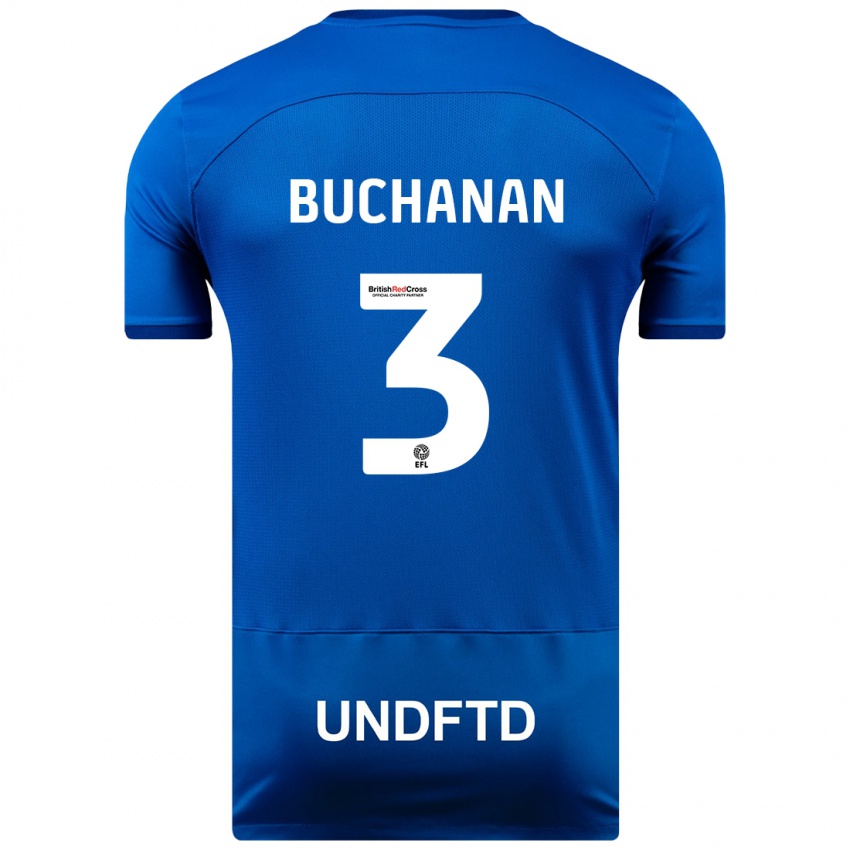 Herren Lee Buchanan #3 Blau Heimtrikot Trikot 2023/24 T-Shirt Österreich