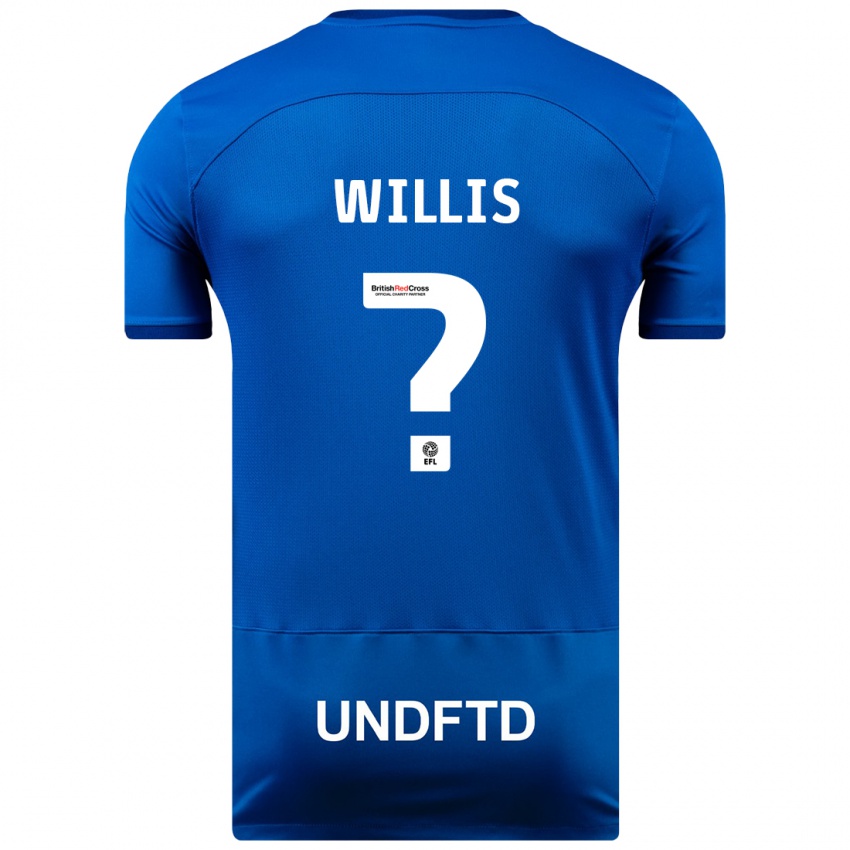 Herren Zach Willis #0 Blau Heimtrikot Trikot 2023/24 T-Shirt Österreich