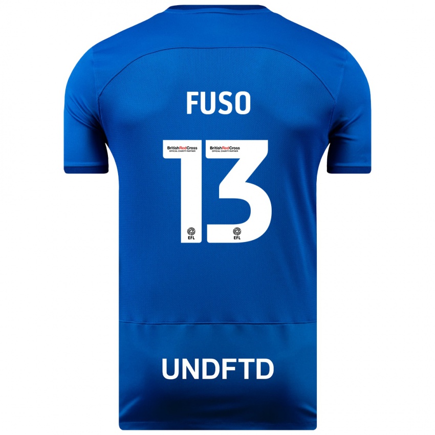 Herren Ivana Fuso #13 Blau Heimtrikot Trikot 2023/24 T-Shirt Österreich