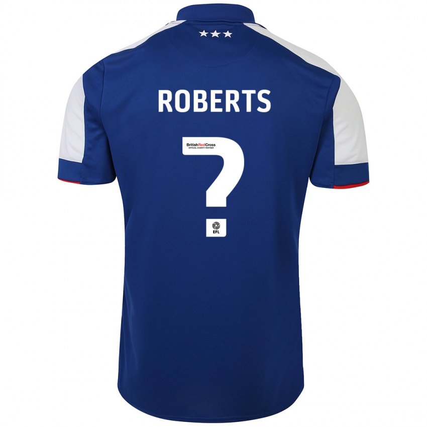 Herren Mathaeus Roberts #0 Blau Heimtrikot Trikot 2023/24 T-Shirt Österreich