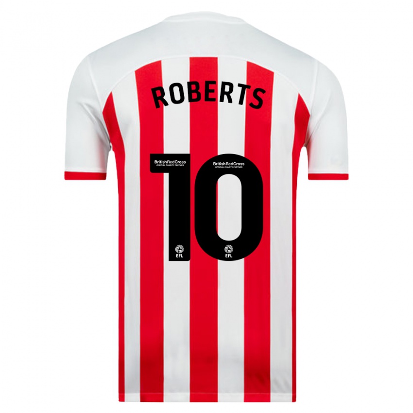 Herren Patrick Roberts #10 Weiß Heimtrikot Trikot 2023/24 T-Shirt Österreich