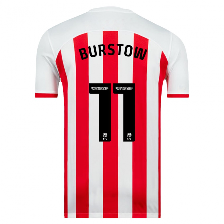 Herren Mason Burstow #11 Weiß Heimtrikot Trikot 2023/24 T-Shirt Österreich