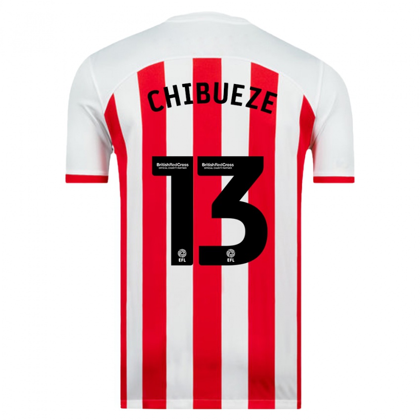 Herren Kelechi Chibueze #13 Weiß Heimtrikot Trikot 2023/24 T-Shirt Österreich