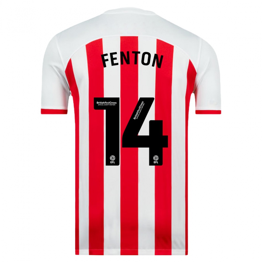 Herren Natasha Fenton #14 Weiß Heimtrikot Trikot 2023/24 T-Shirt Österreich