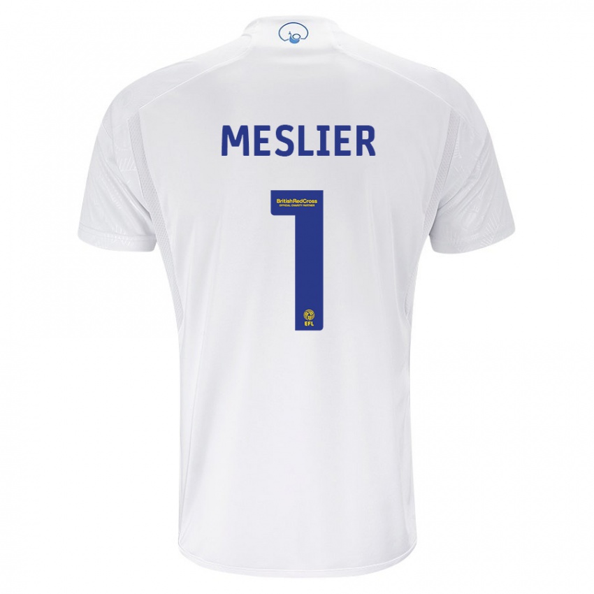Herren Illan Meslier #1 Weiß Heimtrikot Trikot 2023/24 T-Shirt Österreich