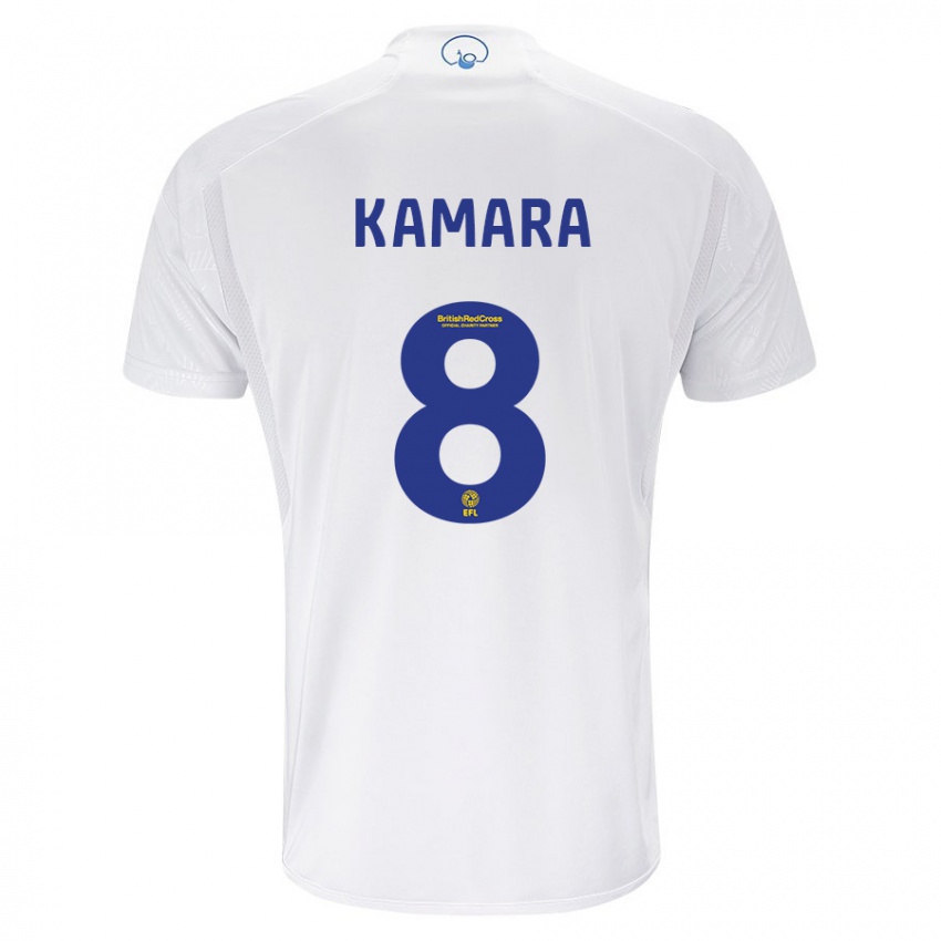 Herren Glen Kamara #8 Weiß Heimtrikot Trikot 2023/24 T-Shirt Österreich