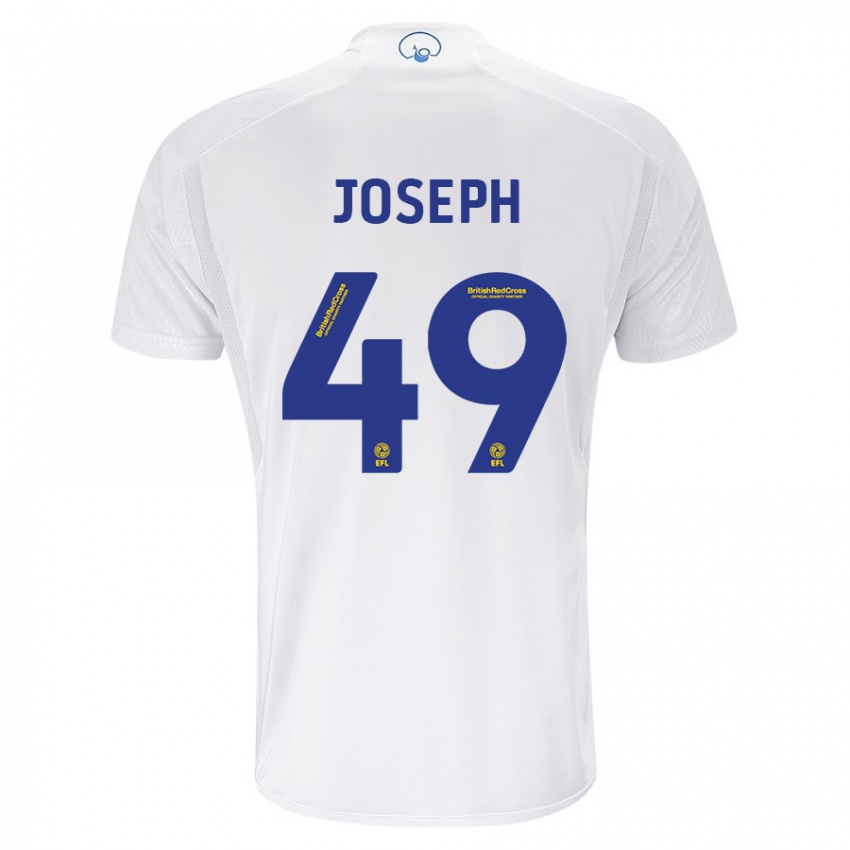 Herren Mateo Joseph #49 Weiß Heimtrikot Trikot 2023/24 T-Shirt Österreich