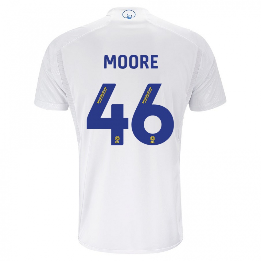 Herren Kris Moore #46 Weiß Heimtrikot Trikot 2023/24 T-Shirt Österreich
