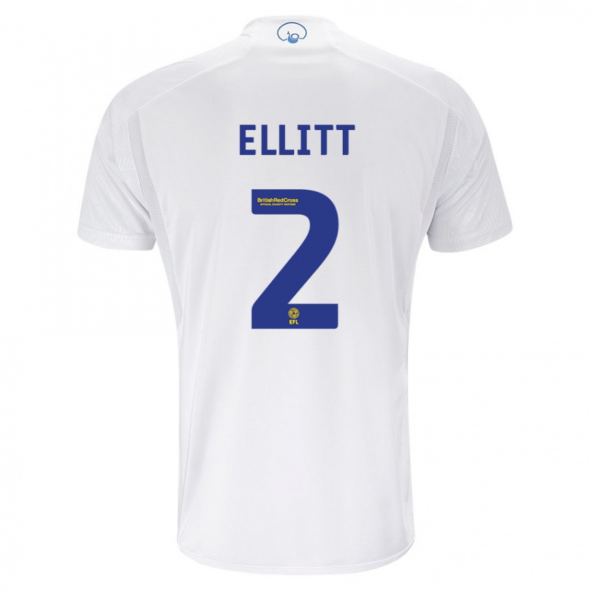 Herren Izzy Ellitt #2 Weiß Heimtrikot Trikot 2023/24 T-Shirt Österreich