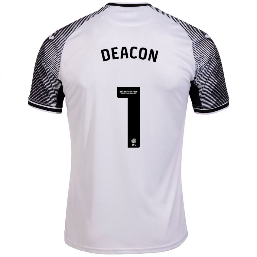 Herren Chelsea Deacon #1 Weiß Heimtrikot Trikot 2023/24 T-Shirt Österreich
