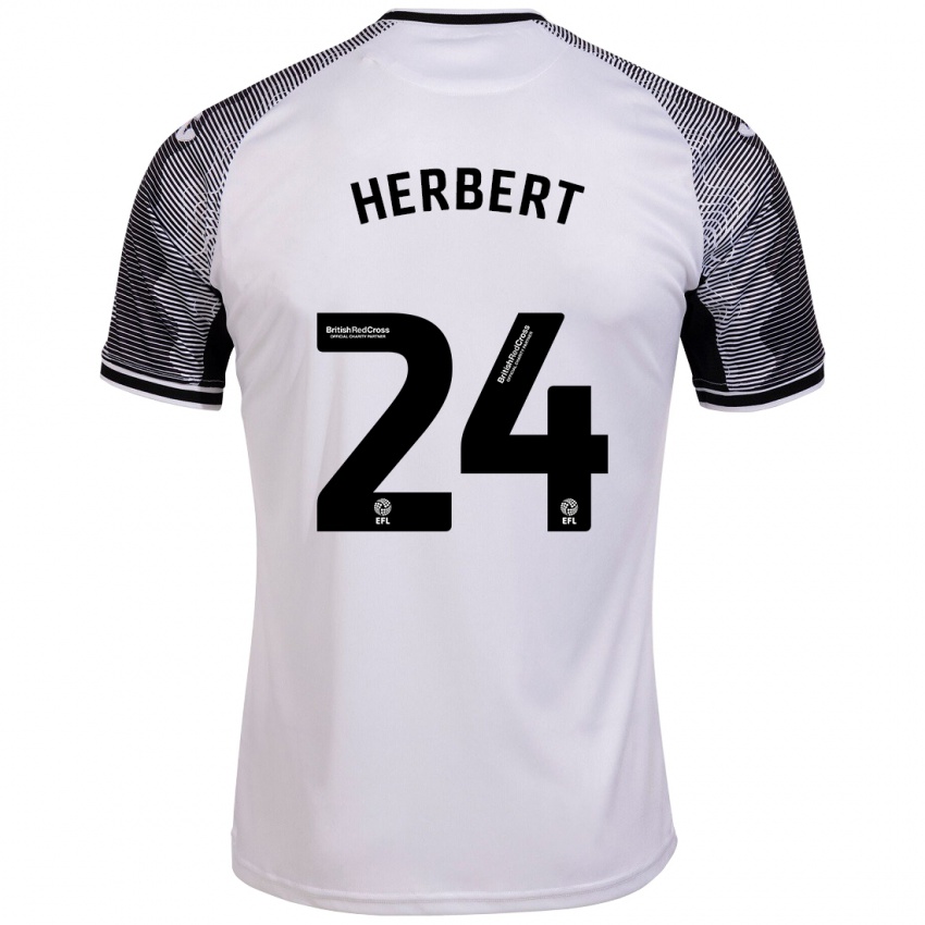 Herren Chelsea Herbert #24 Weiß Heimtrikot Trikot 2023/24 T-Shirt Österreich