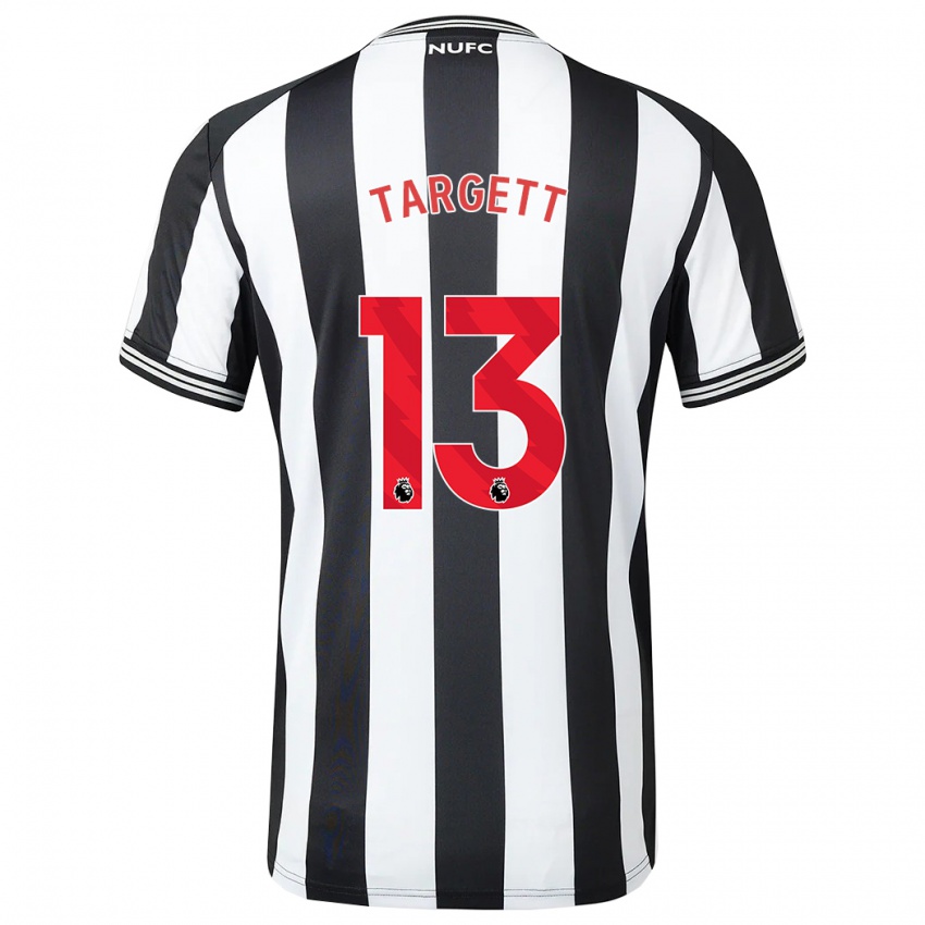 Herren Matt Targett #13 Schwarz-Weiss Heimtrikot Trikot 2023/24 T-Shirt Österreich