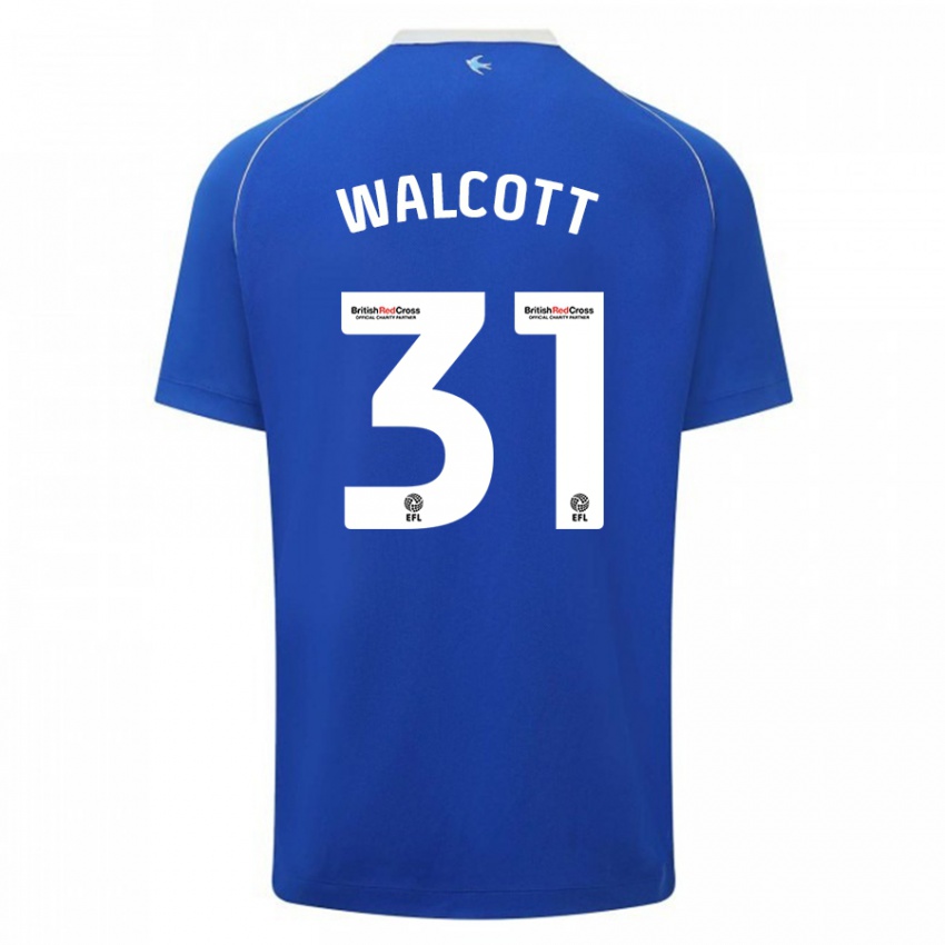 Herren Malachi Fagan Walcott #31 Blau Heimtrikot Trikot 2023/24 T-Shirt Österreich